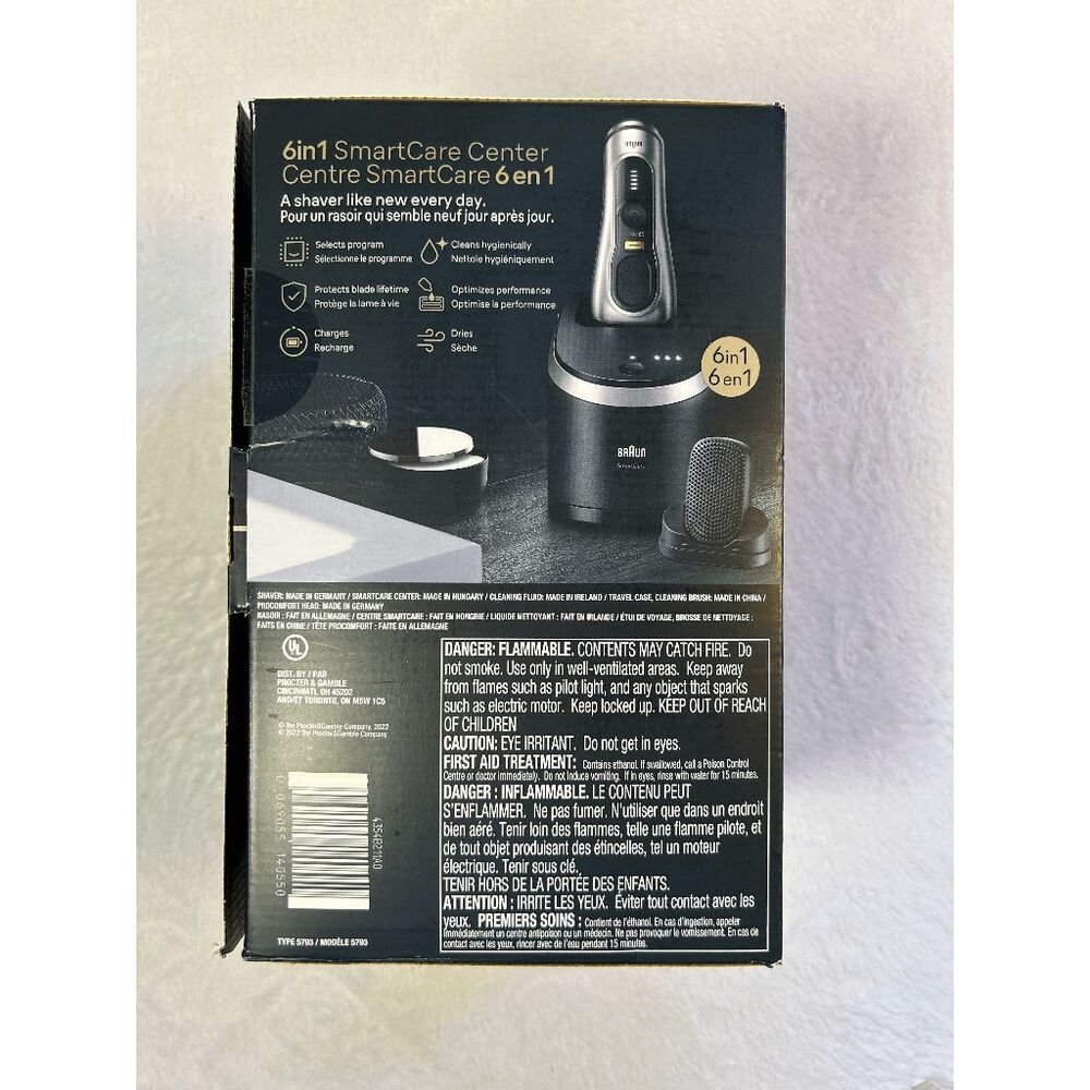 Braun Series 9 PRO+ Electric Shaver w/ Cleaning Base and Charger 6 in 1 Razor - Picture 10 of 12